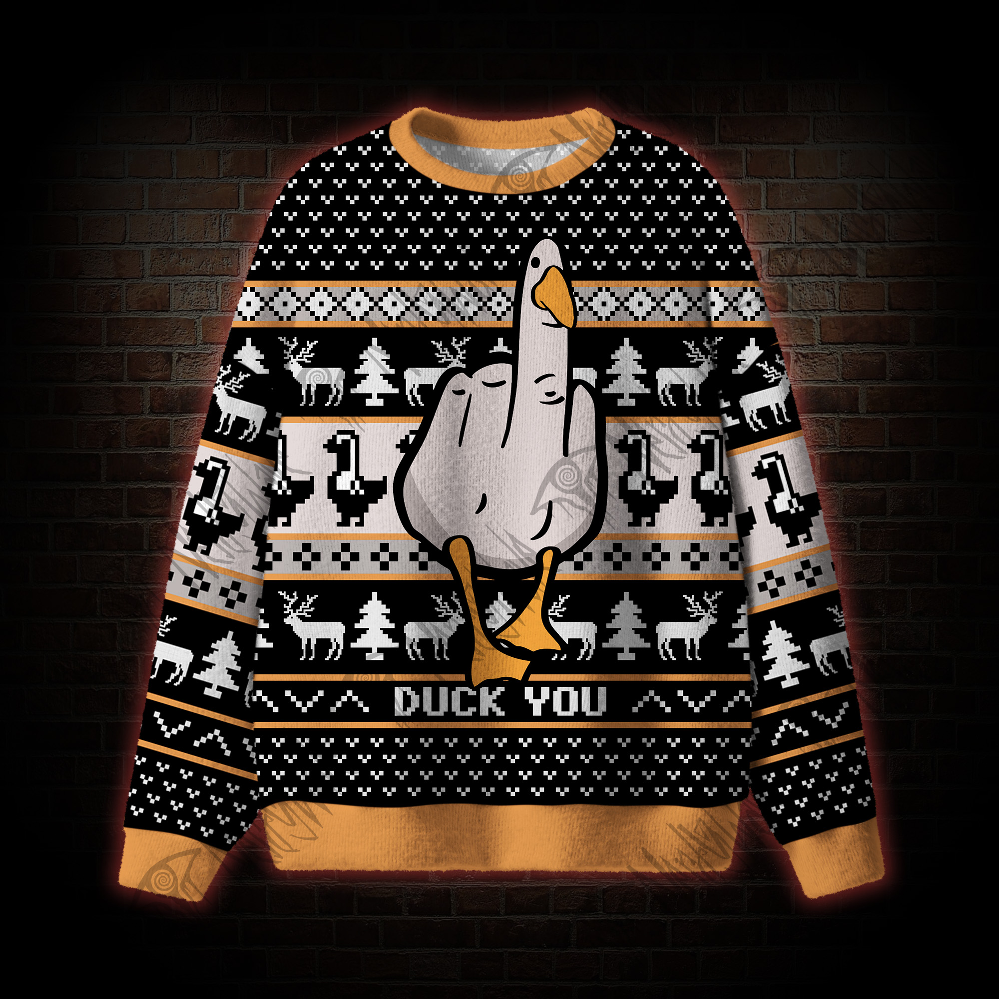 Duck Christmas Ugly Sweatshirts