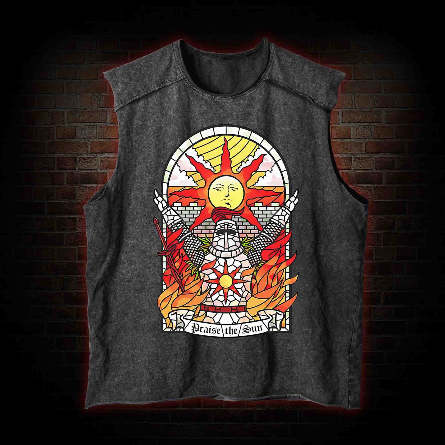 Praise the Sun Vintage Washed Tank Top