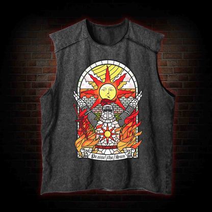 Praise the Sun Vintage Washed Tank Top