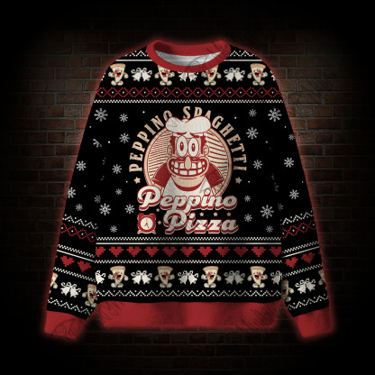 Peppino Spaghetti Peppino Pizza Ugly Sweatshirts