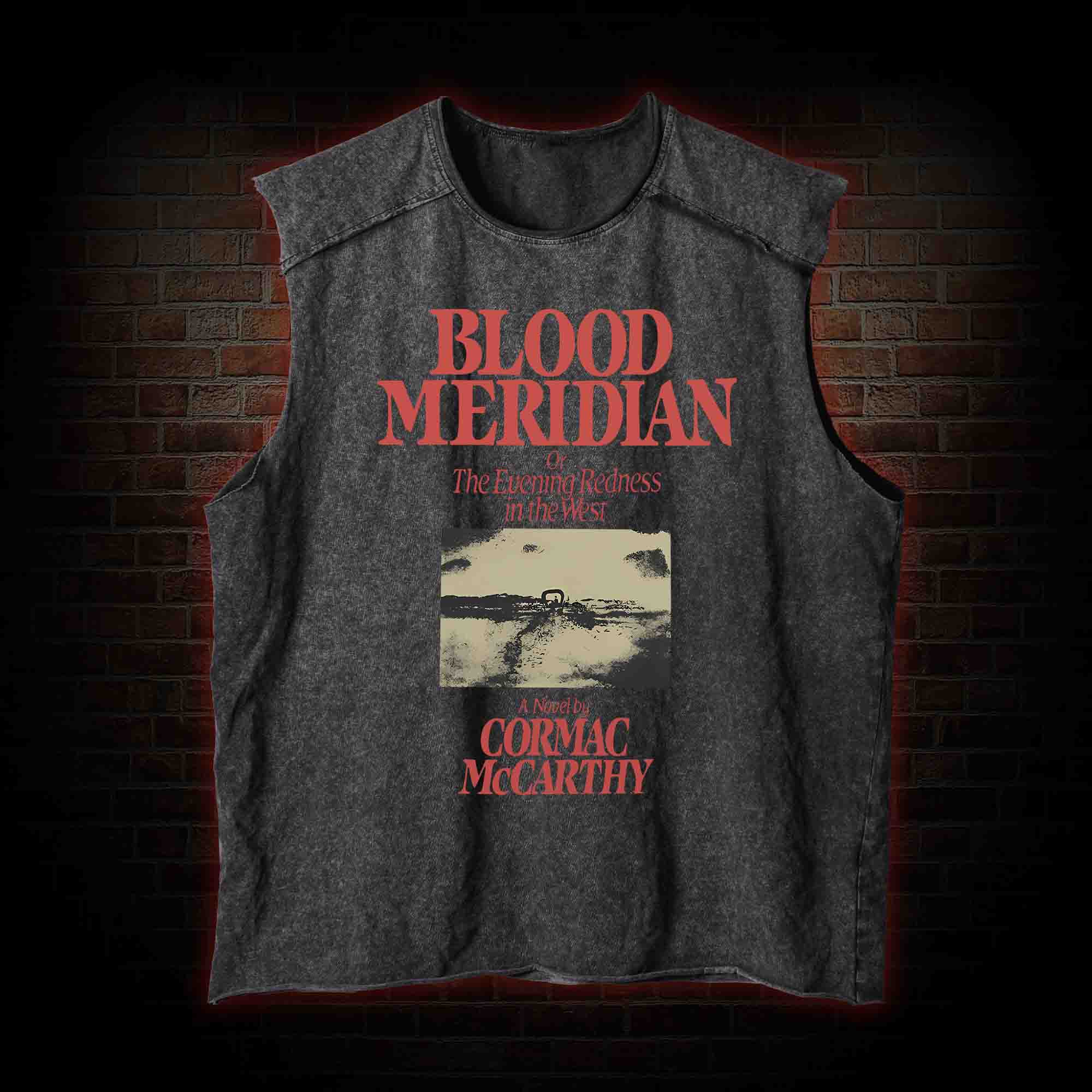 Blood Meridian Retro Vintage Washed Tank Top