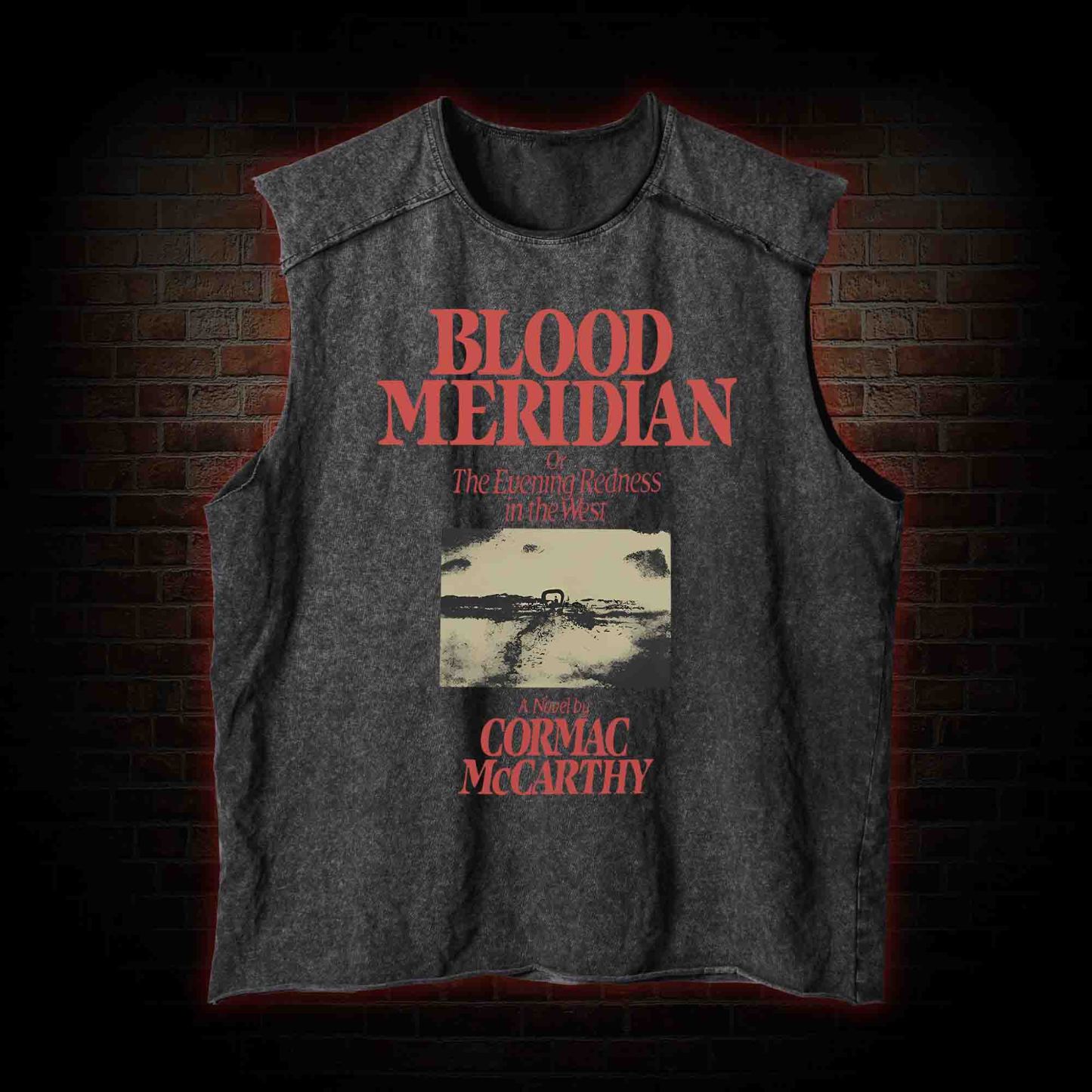 Blood Meridian Retro Vintage Washed Tank Top