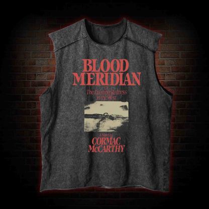 Blood Meridian Retro Vintage Washed Tank Top