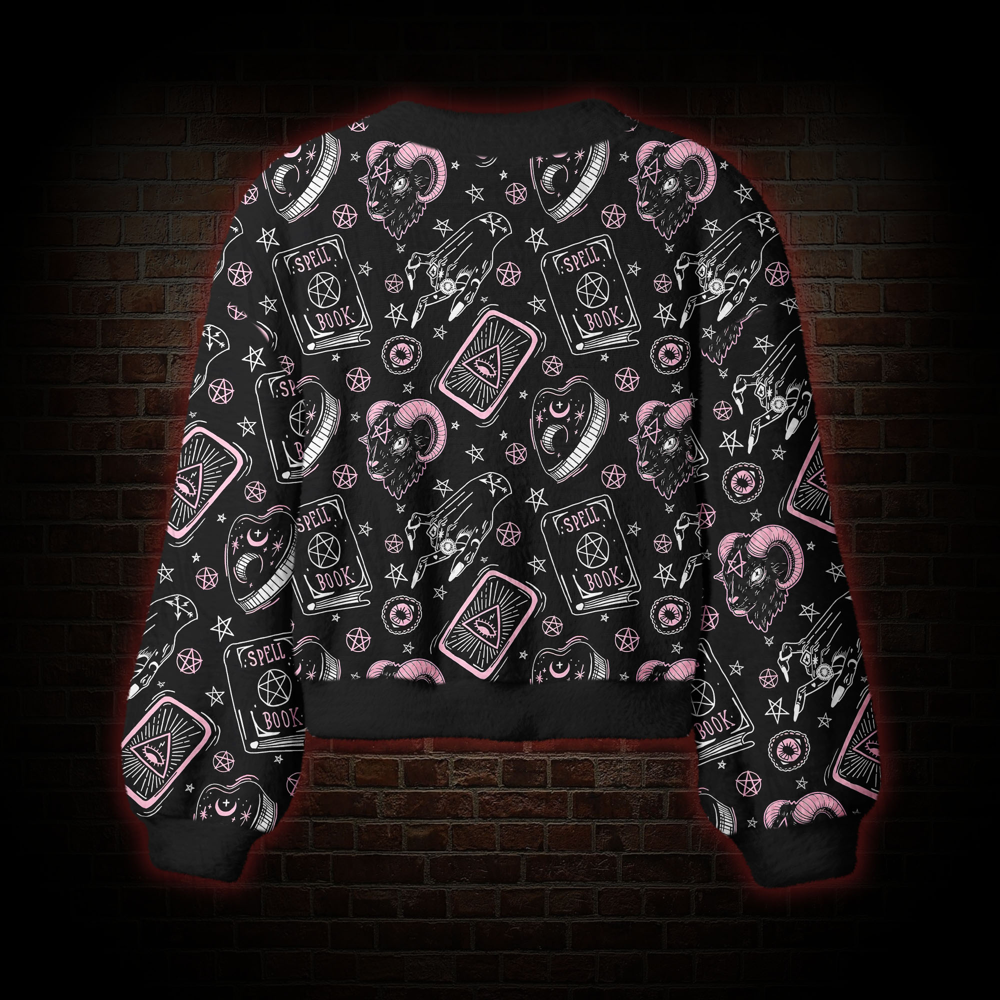 Pink Hex Women's Cardigan Sweater