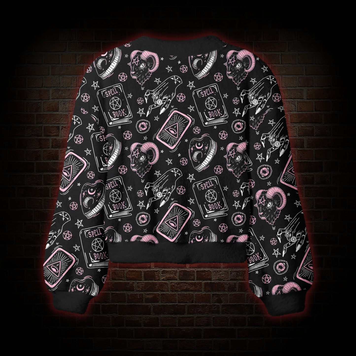 Pink Hex Women's Cardigan Sweater