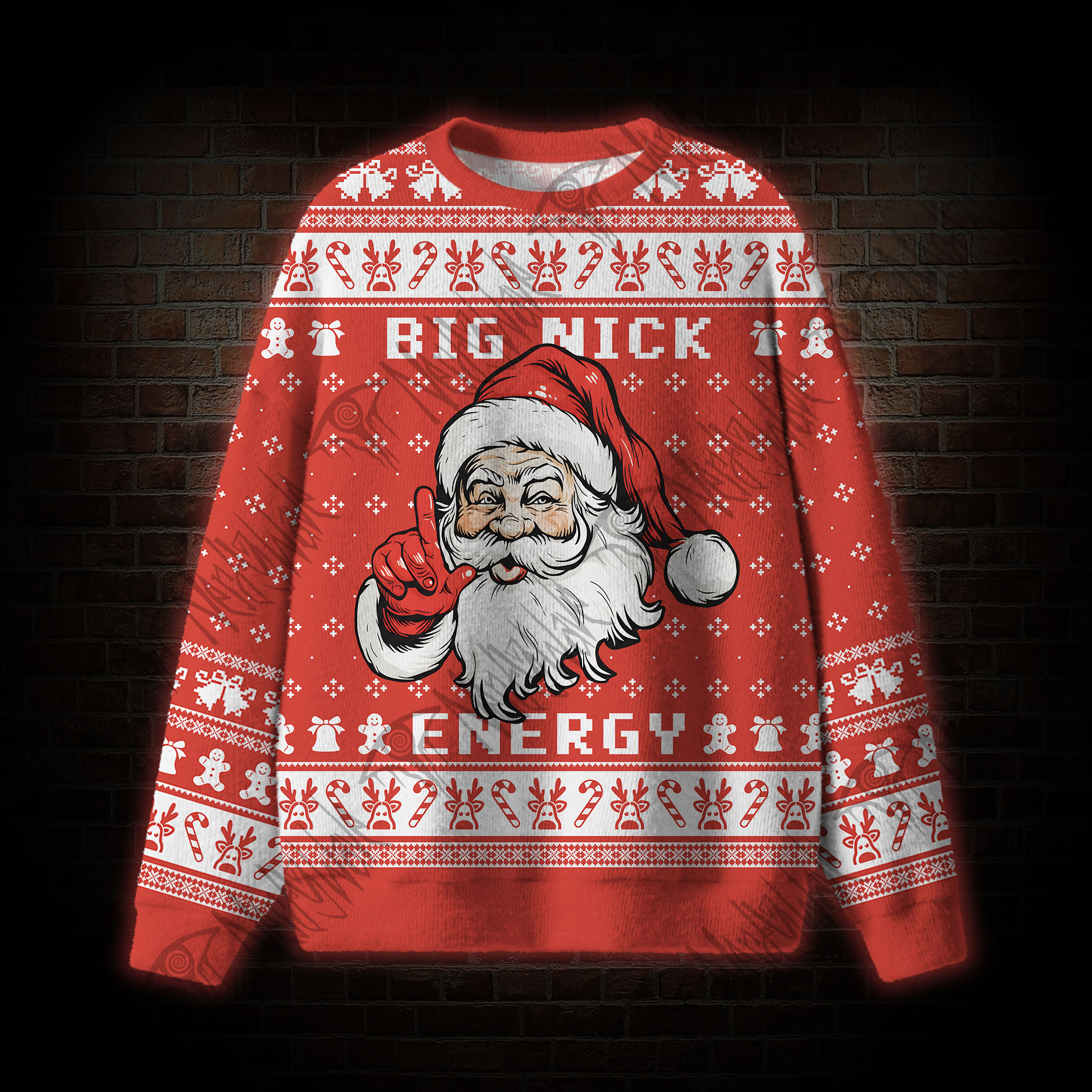 Big Nick Energy Ugly Sweatshirts