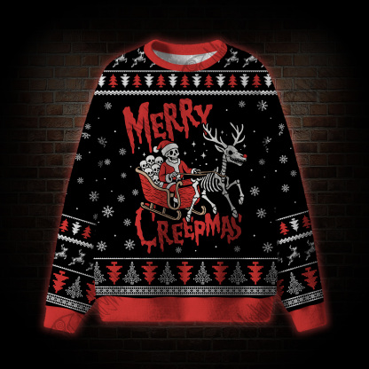 Merry Creepmas Ugly Sweatshirts
