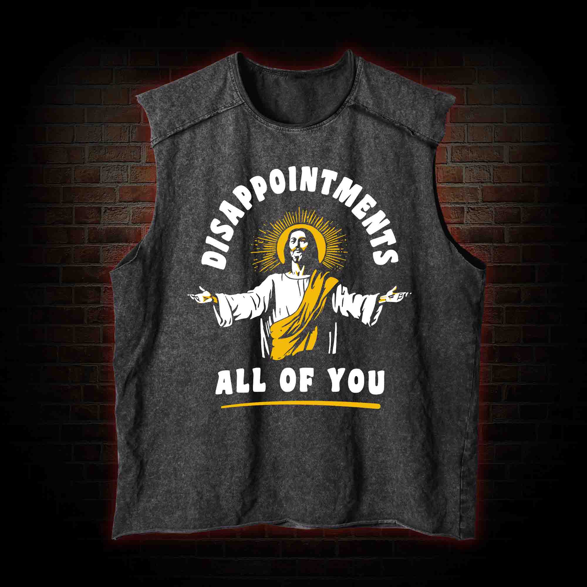 Disappointments All Of You Vintage Washed Tank Top