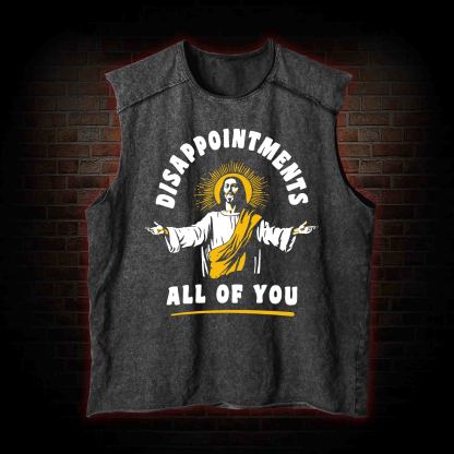 Disappointments All Of You Vintage Washed Tank Top