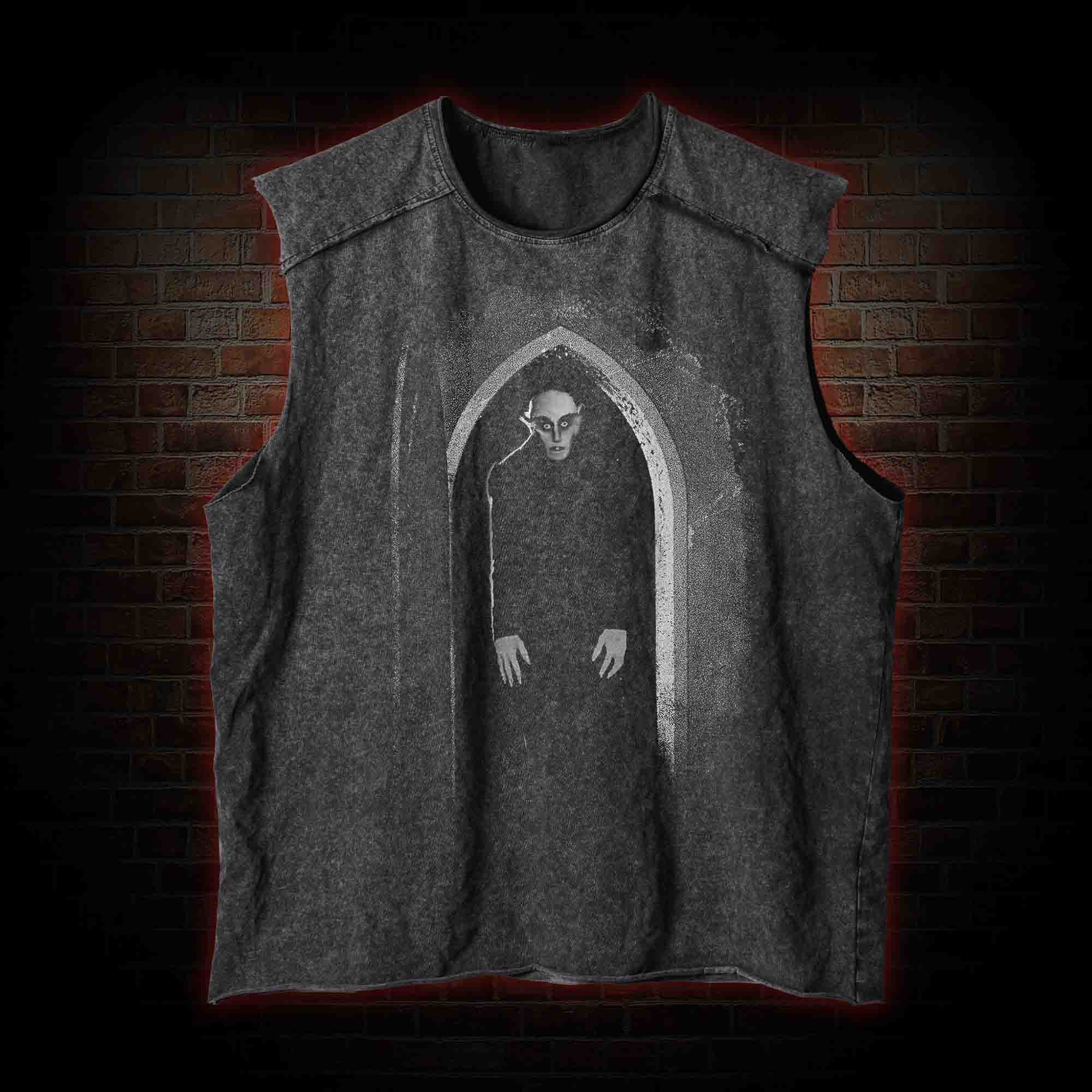Nosferatu A Symphony of Horror 1922 Vintage Washed Tank Top