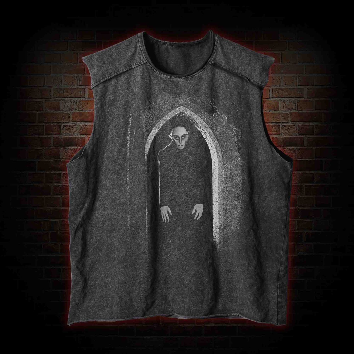 Nosferatu A Symphony of Horror 1922 Vintage Washed Tank Top
