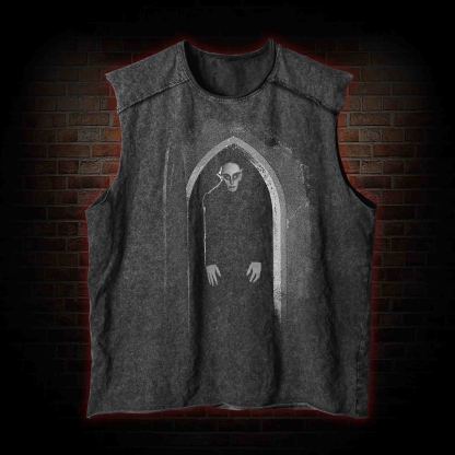 Nosferatu A Symphony of Horror 1922 Vintage Washed Tank Top
