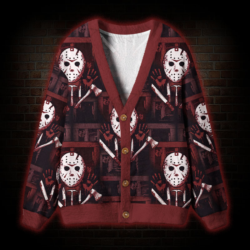 Camp Slasher Cardigan Sweater