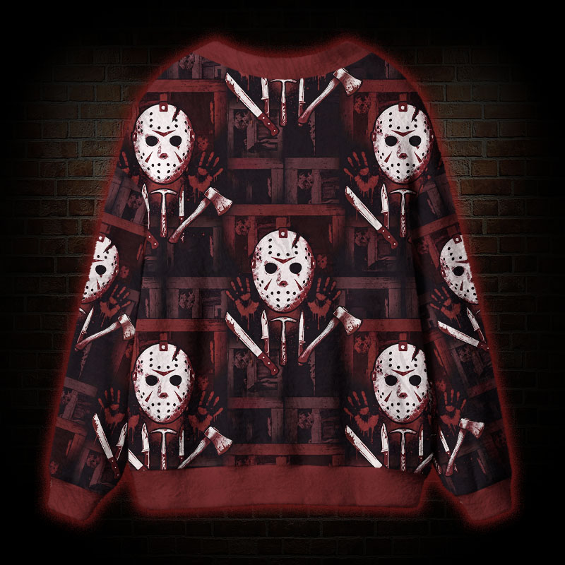 Camp Slasher Cardigan Sweater