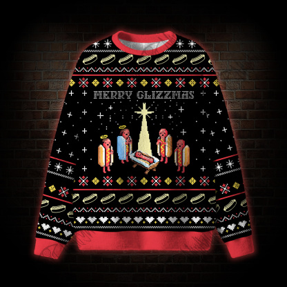 Merry Glizzmas Ugly Sweatshirts