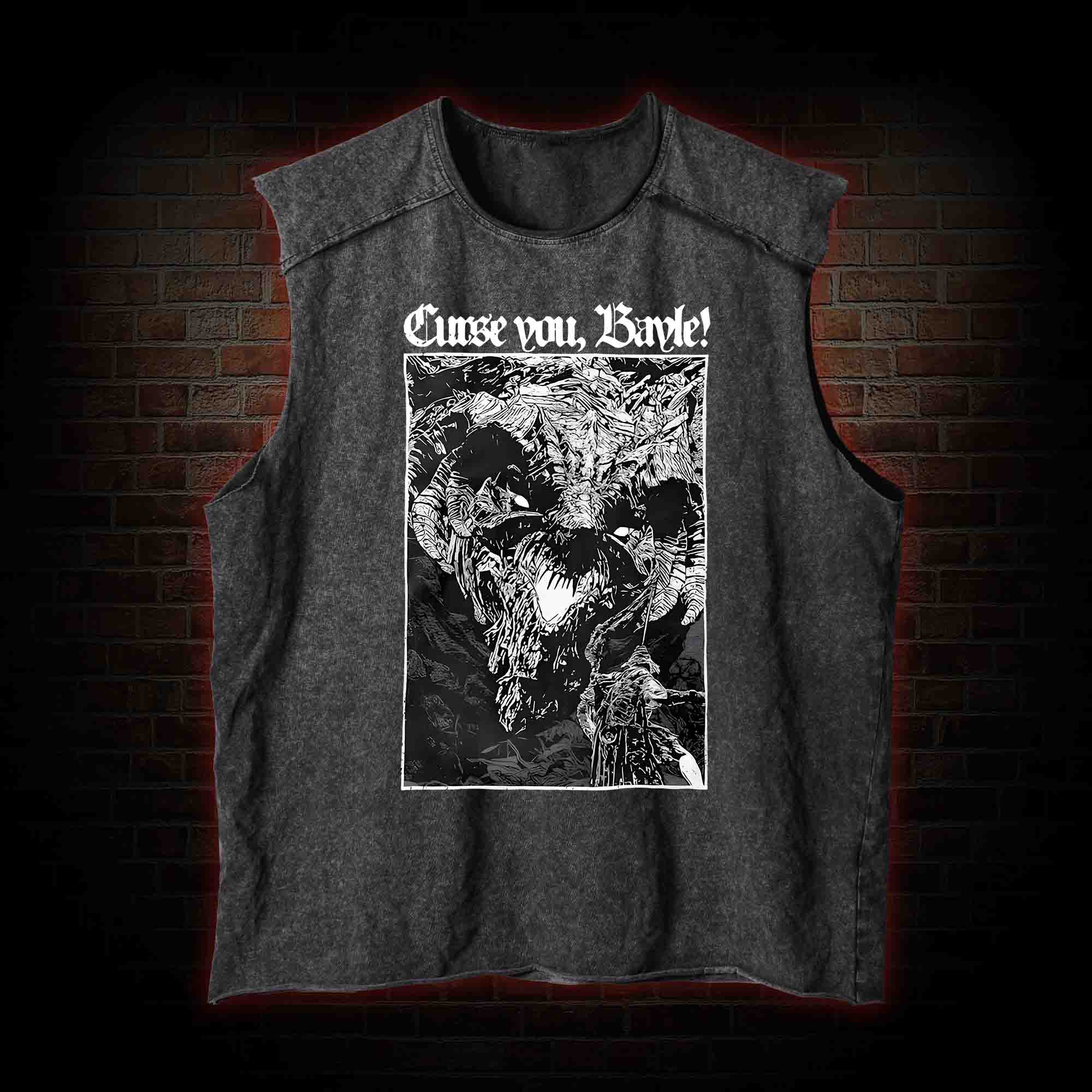 Curse You Bayle! Washed Tank Top