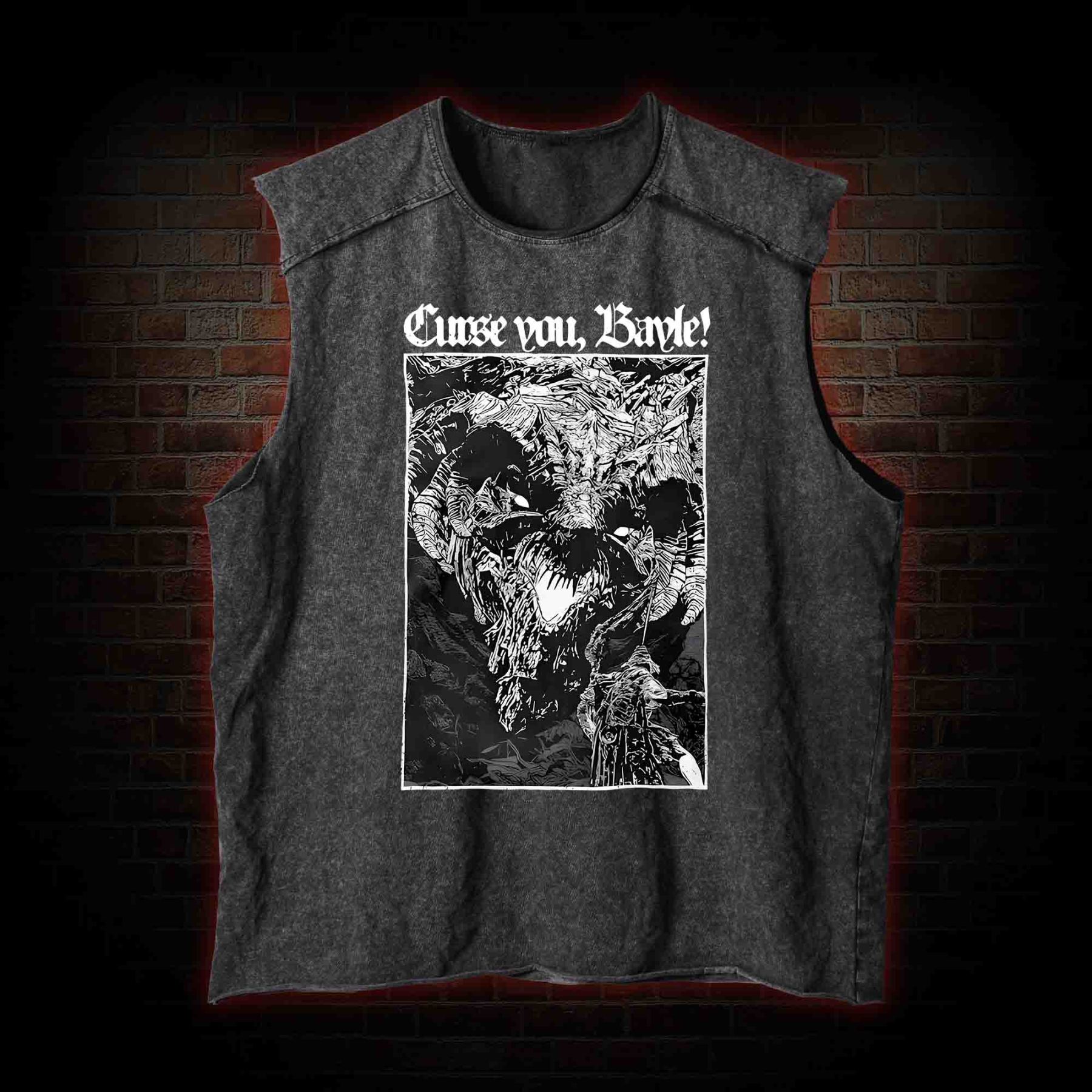 Curse You Bayle! Washed Tank Top