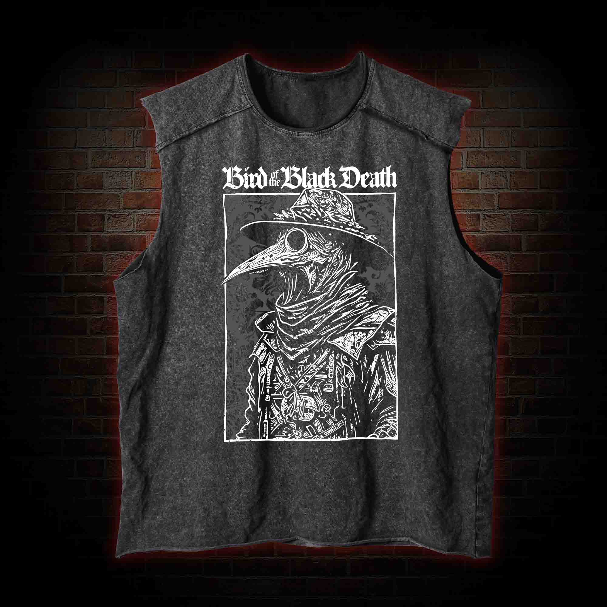 Bird of The Black Death Washed Tank Top