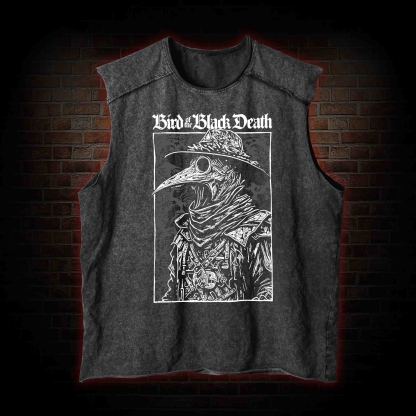 Bird of The Black Death Washed Tank Top