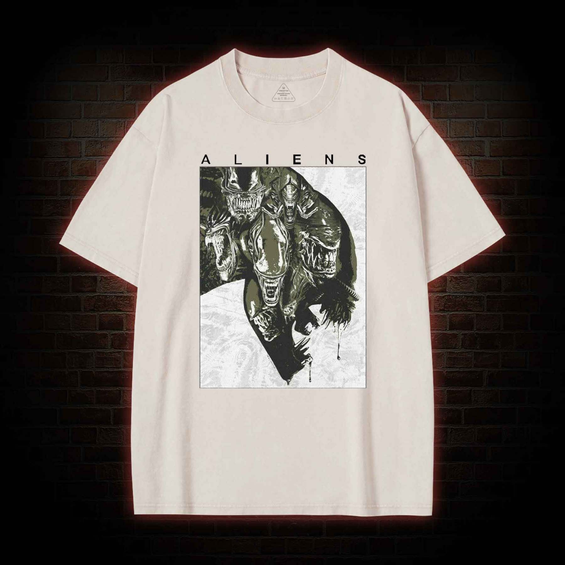 Aliens in Deep Space Washed T-shirt