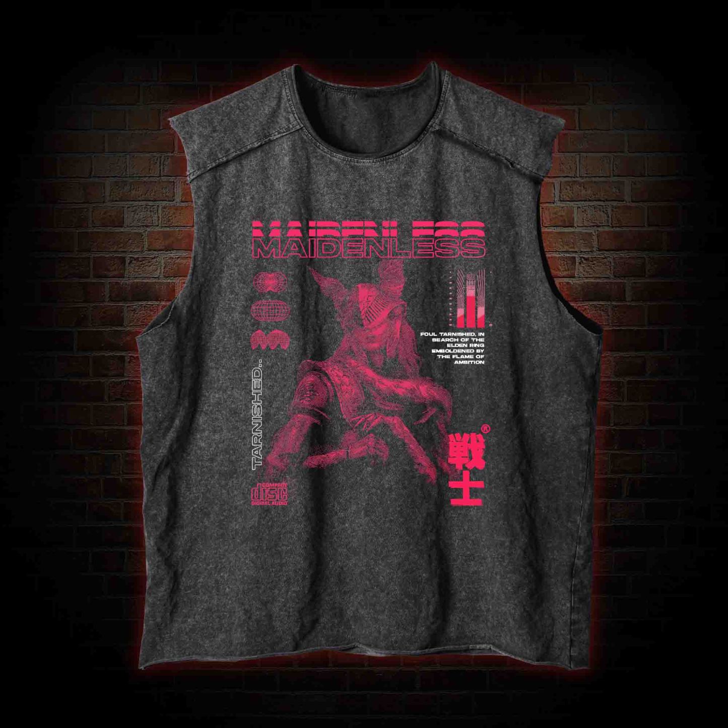 Maidenless Vintage Washed Tank Top