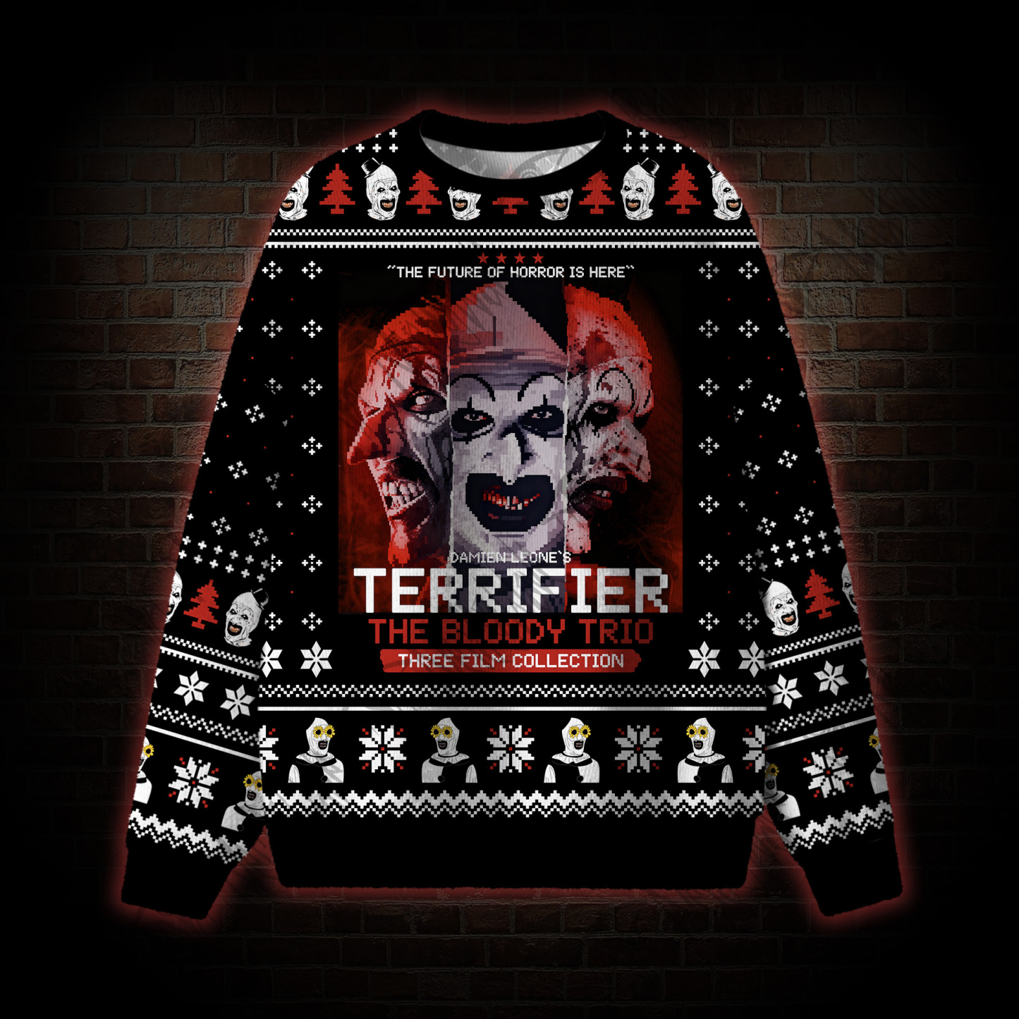 scary clown Ugly Sweatshirts