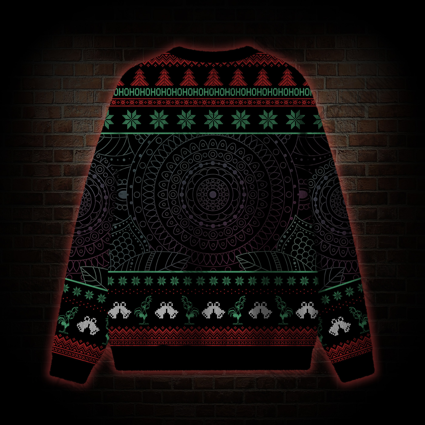 Scream Chicken Ugly Sweatshirts