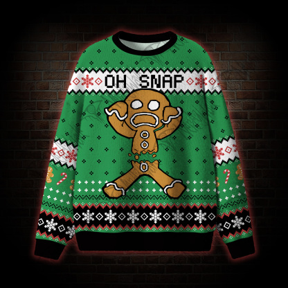 On Snap Ugly Sweatshirts