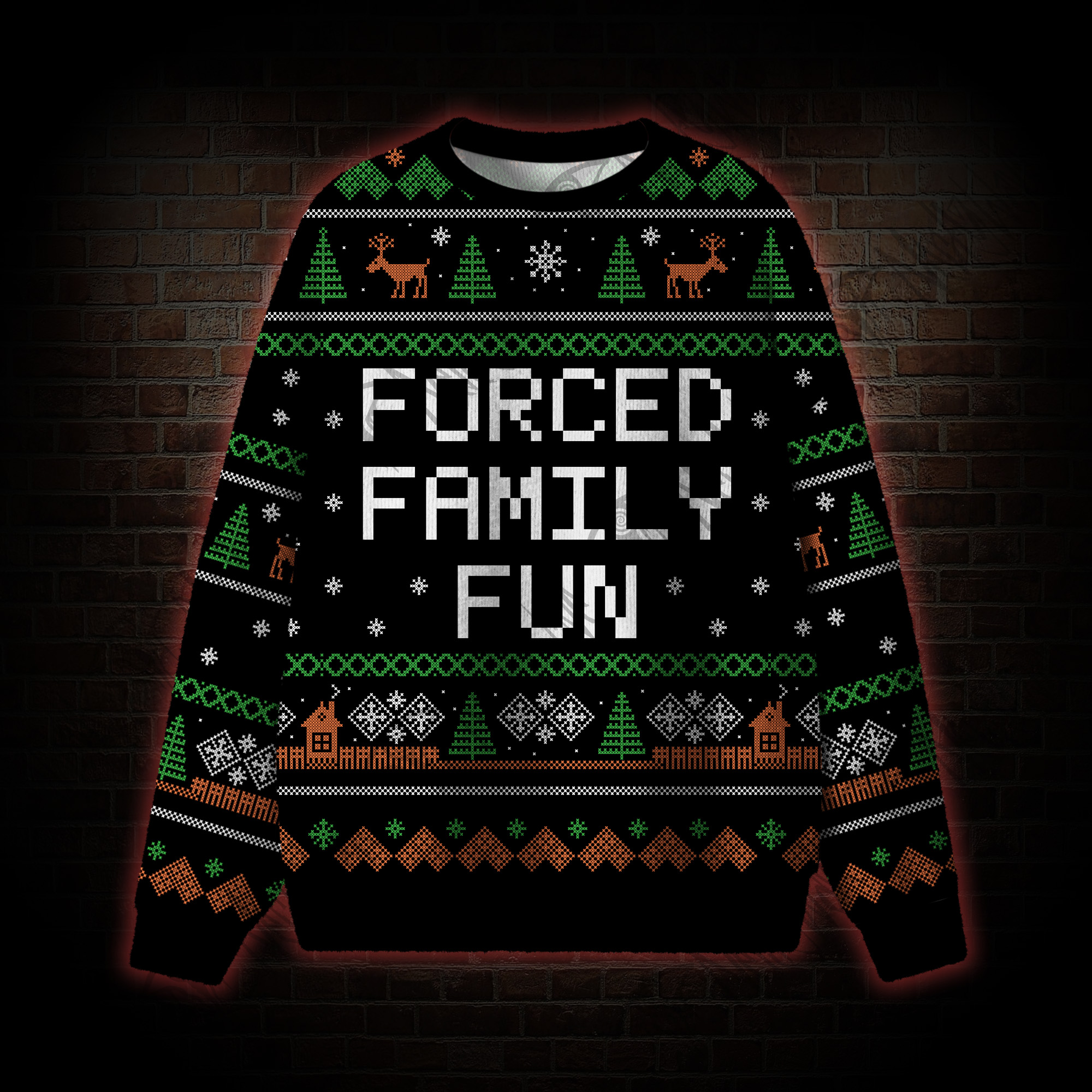 Forced Family Fun Ugly Sweatshirts