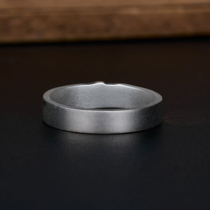 Abyss Sterling Silver Band Ring