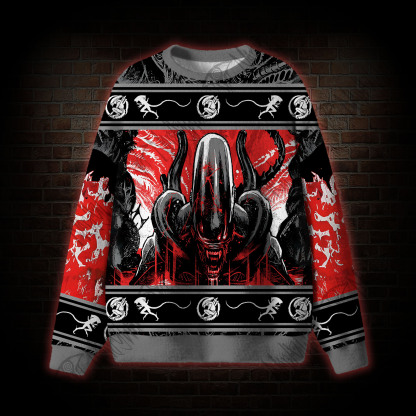 Alien Xenomorph Ugly Sweatshirts