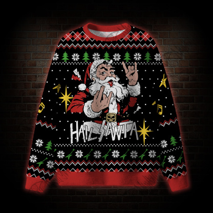 Hail Santa Ugly Sweatshirts