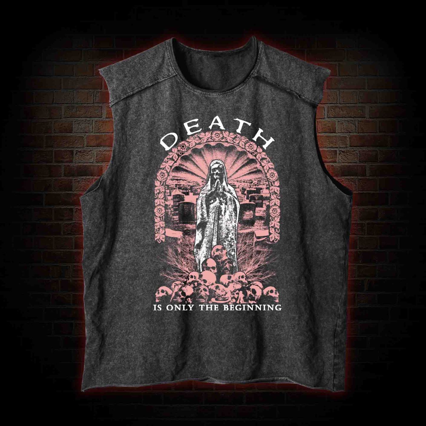 Death is Only the Beginning Vintage Washed Tank Top