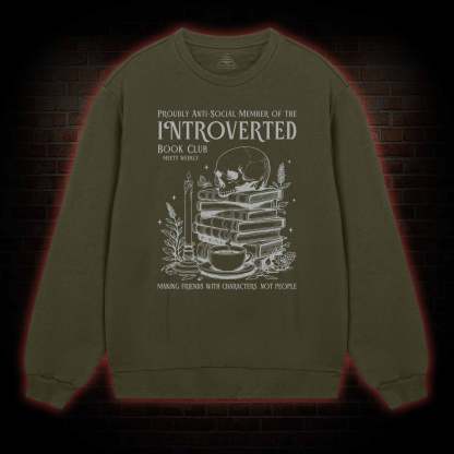 Introverted Book Club Sweatshirt