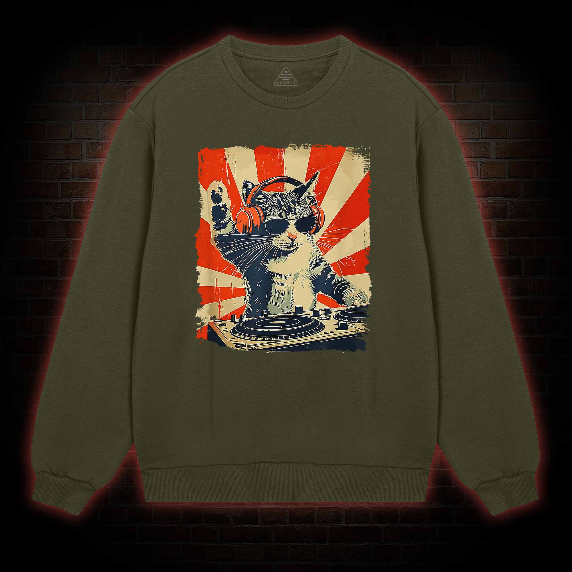 Dj Cat Sweatshirt