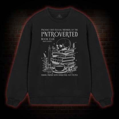Introverted Book Club Sweatshirt