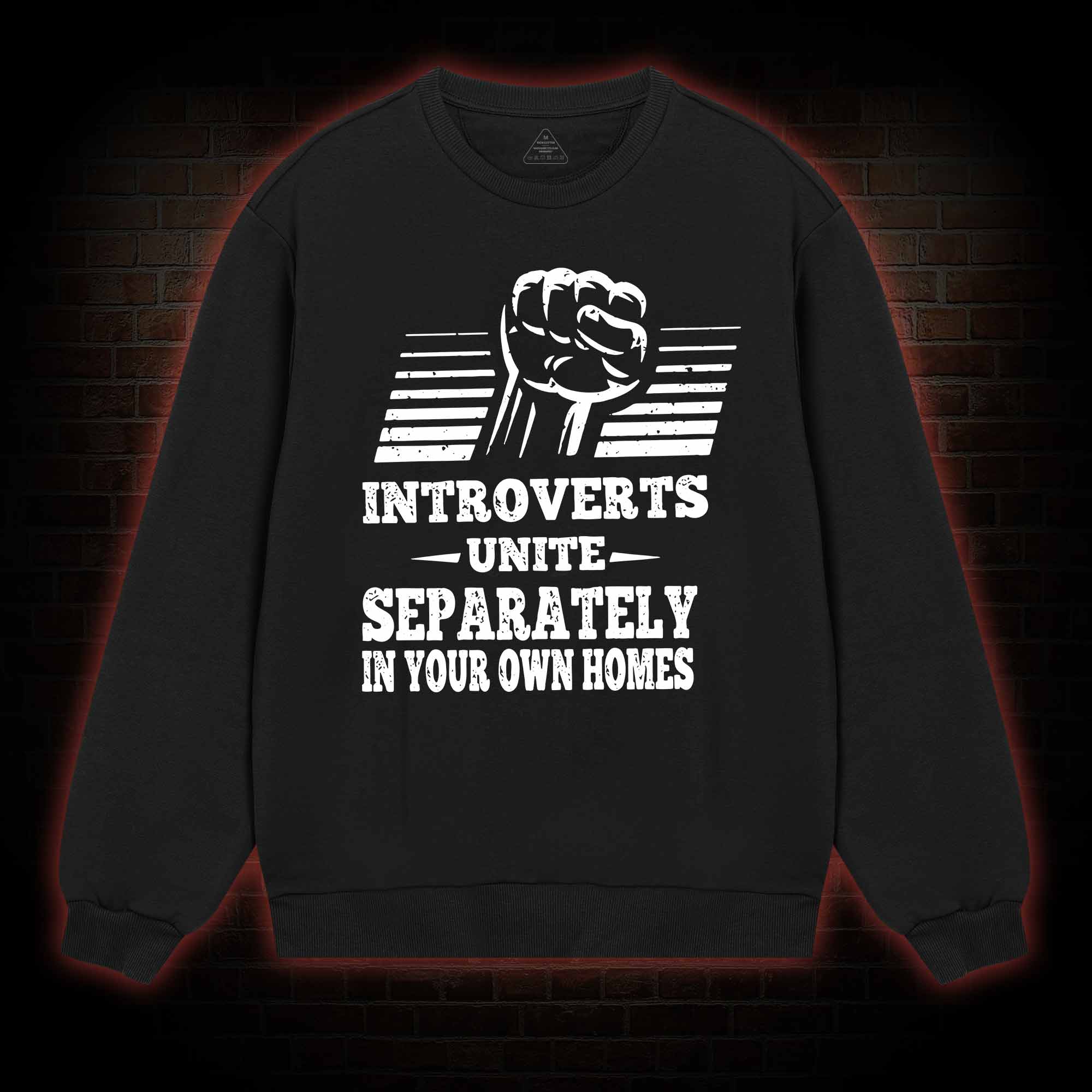 Introverts Unite Separately In Your Own Homes Sweatshirt