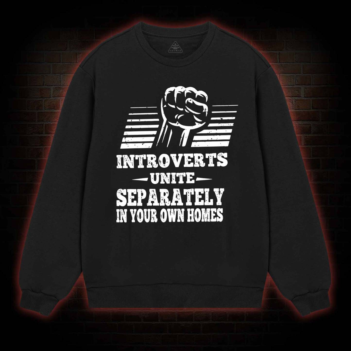 Introverts Unite Separately In Your Own Homes Sweatshirt