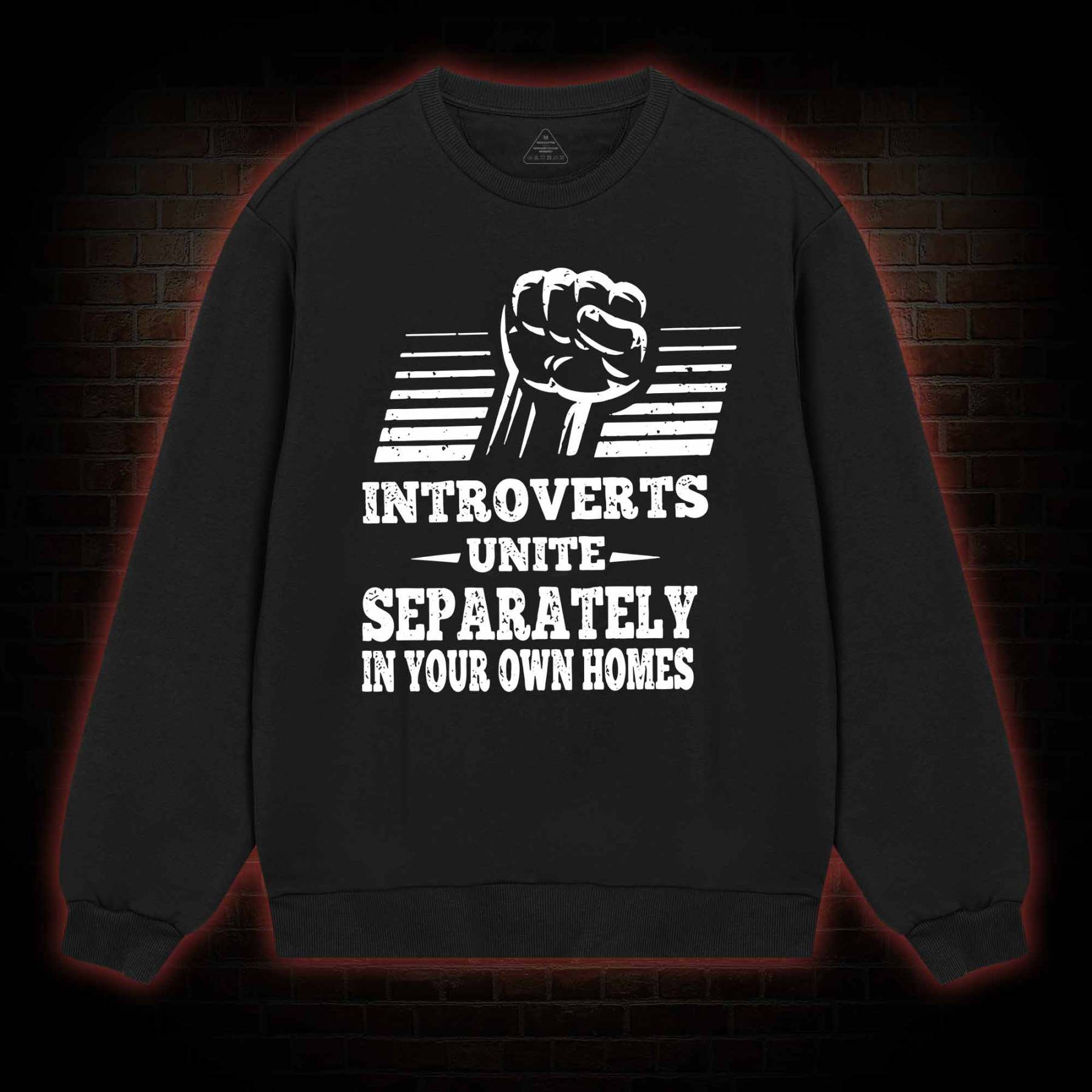 Introverts Unite Separately In Your Own Homes Sweatshirt