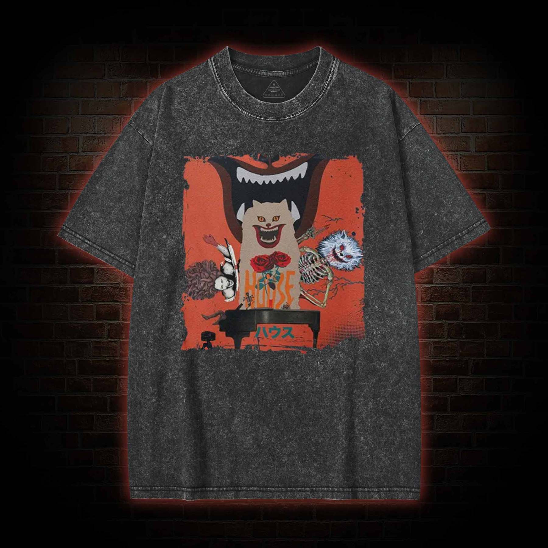 Haunted House Washed T-shirt