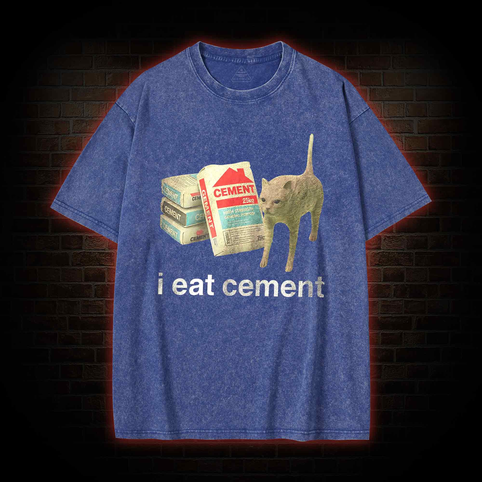 I Eat Cement Washed T-shirt