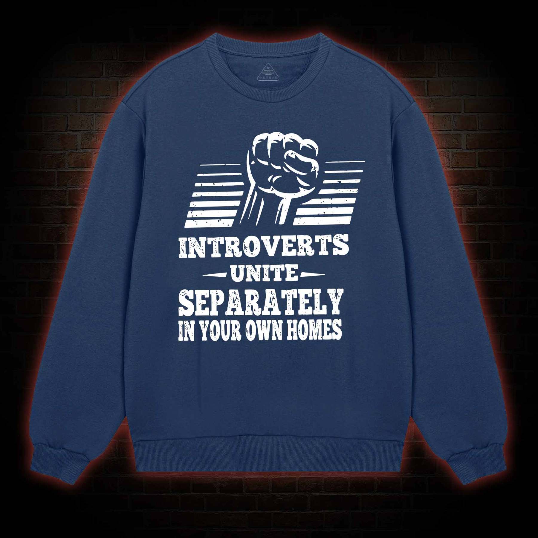 Introverts Unite Separately In Your Own Homes Sweatshirt
