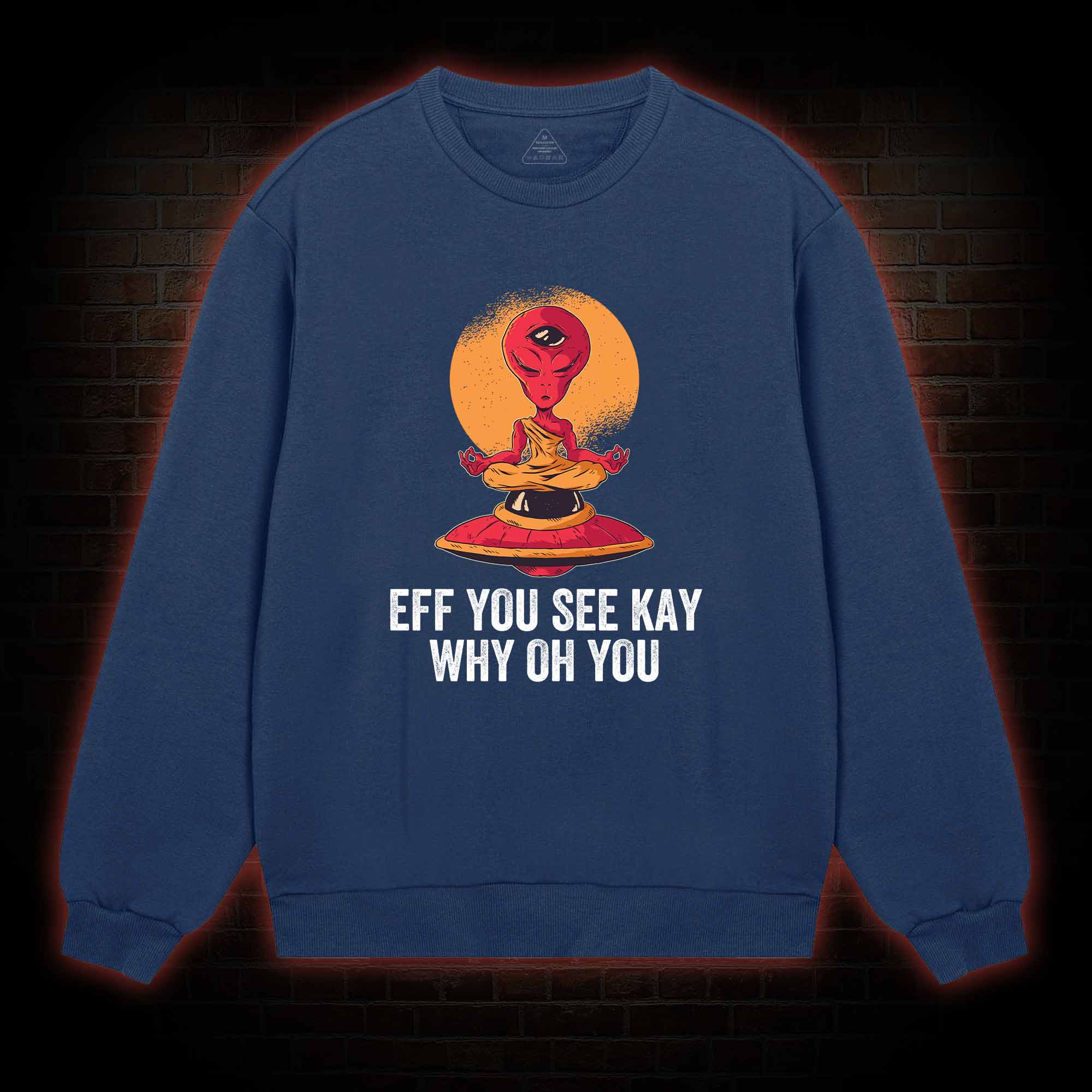 Eff You See Kay Why Oh You Alien Sweatshirt