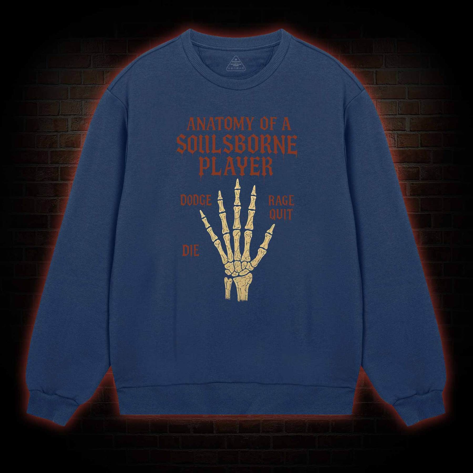 Anatomy of a Soulsborne Player Sweatshirt
