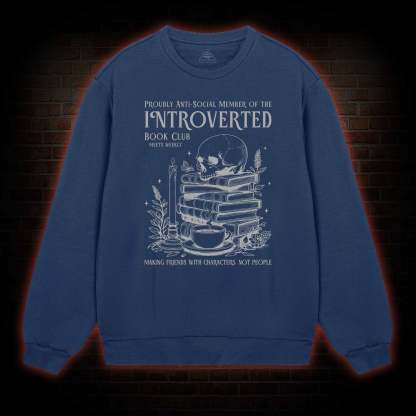 Introverted Book Club Sweatshirt