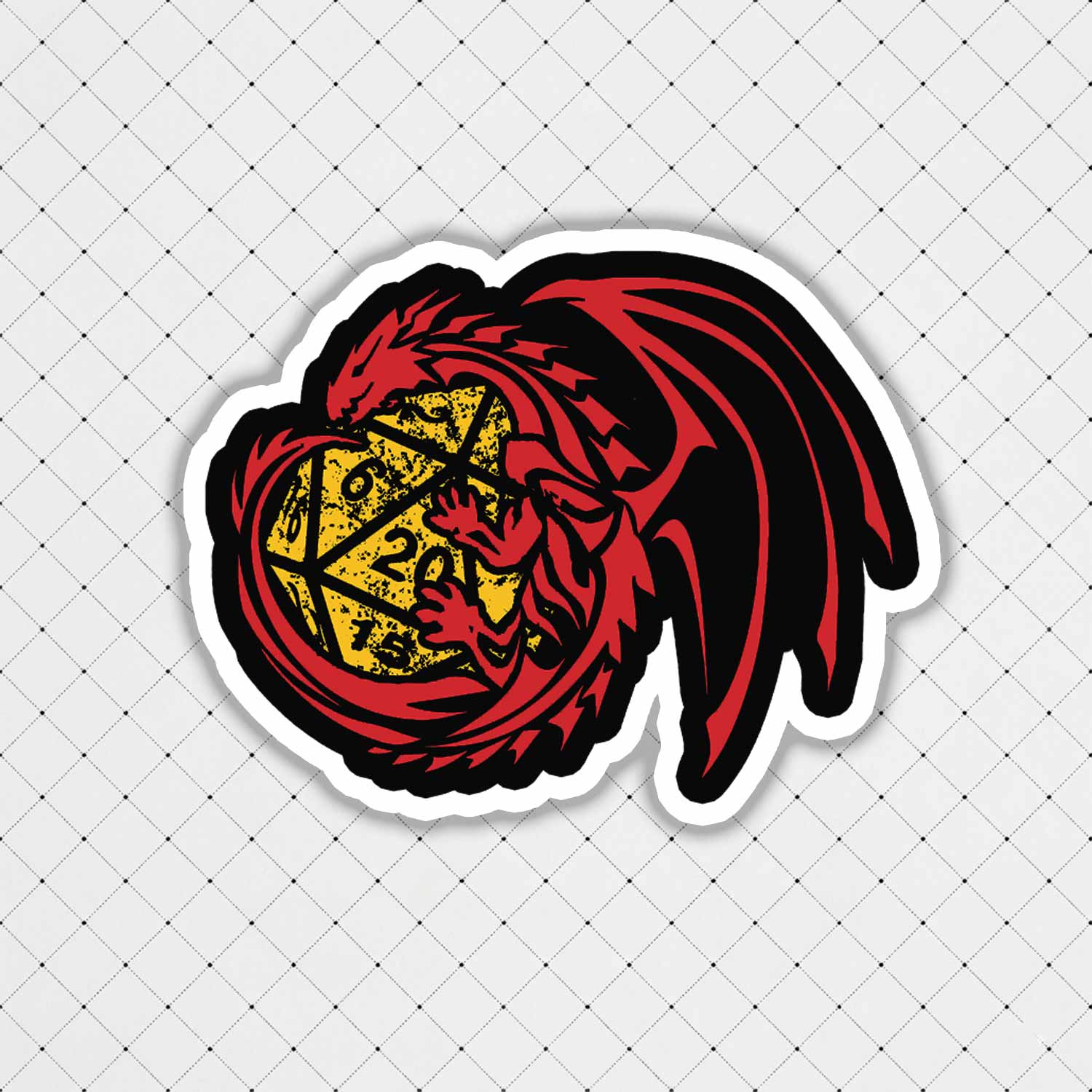 Dumbblells&Dragons Sticker