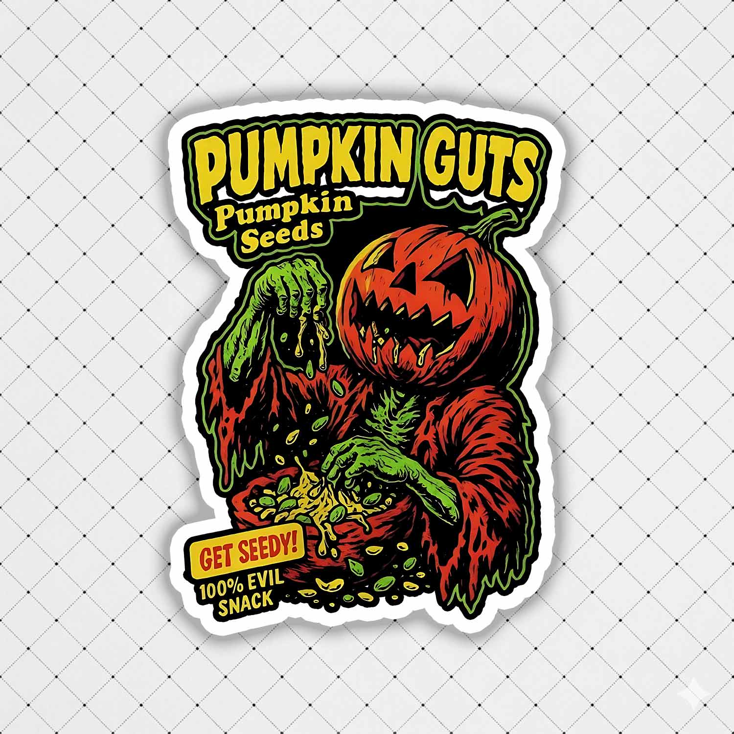 Pumpkin Guts Sticker
