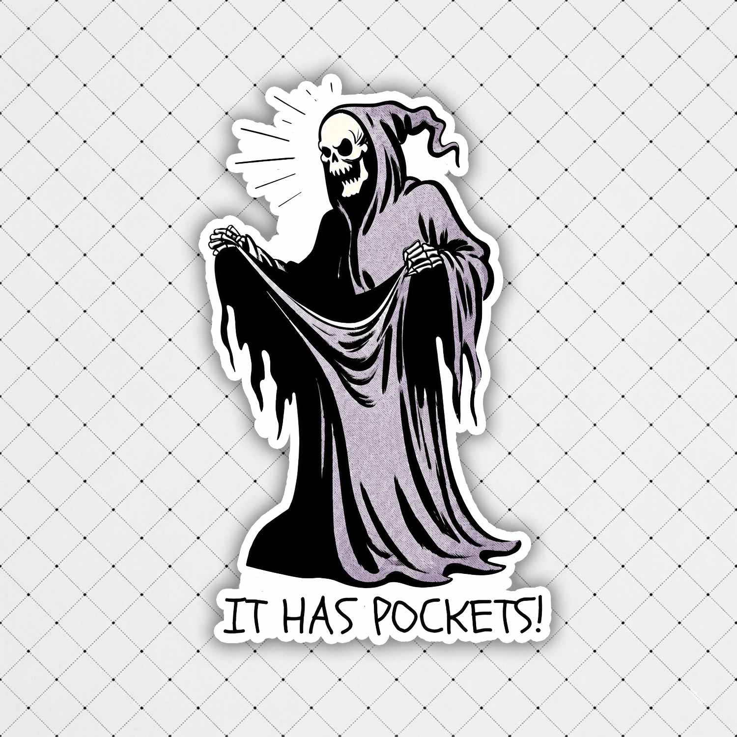 It's Has Pockets! Sticker