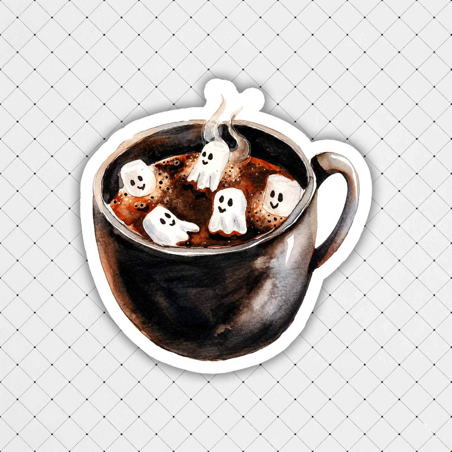 Ghost Coffee Sticker