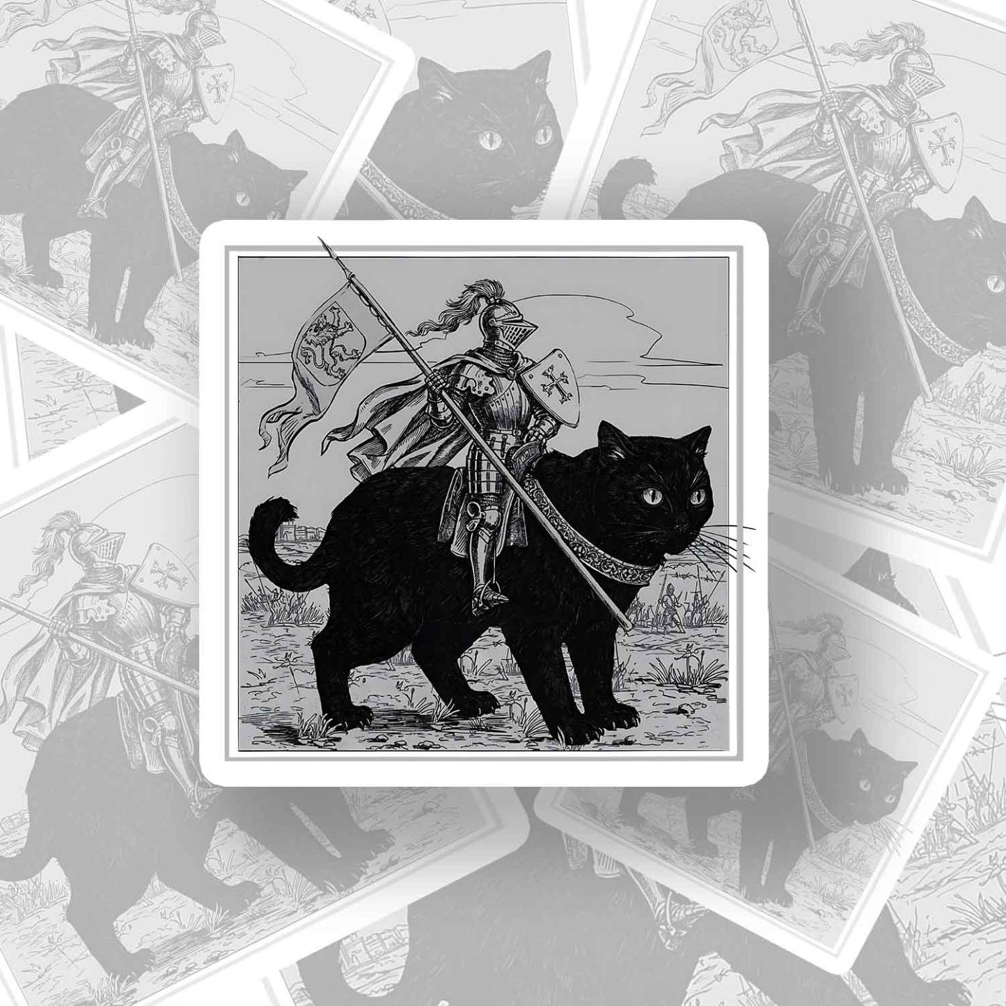  Medieval Knight Sticker